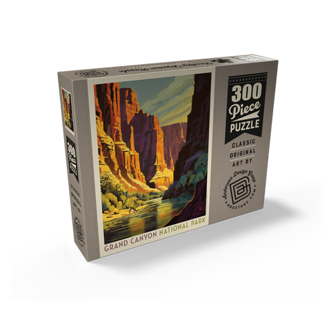 Grand Canyon National Park: Refreshing Shade, Vintage Poster 300 Jigsaw Puzzle box view2