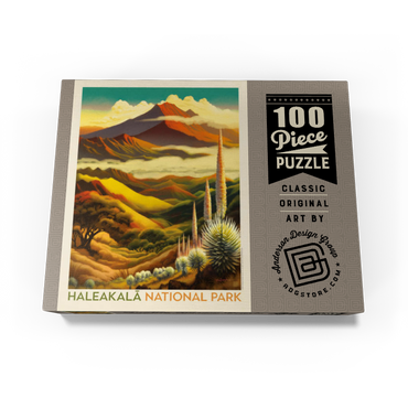 Haleakalā National Park: Above The Clouds, Vintage Poster 100 Jigsaw Puzzle box view3