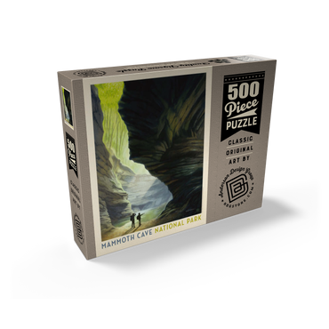 Mammoth Cave National Park: The Light Of Day, Vintage Poster 500 Jigsaw Puzzle box view2