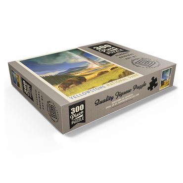 Yellowstone National Park: Wonderland, Vintage Poster 300 Jigsaw Puzzle box view1