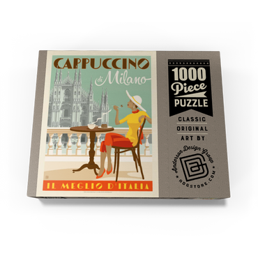 Cappuccino di Milano, Vintage Poster 1000 Jigsaw Puzzle box view3