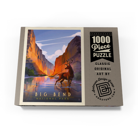 Big Bend National Park: Made In The Shade, Vintage Poster 1000 Jigsaw Puzzle box view3