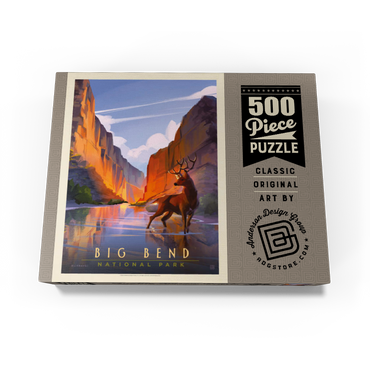 Big Bend National Park: Made In The Shade, Vintage Poster 500 Jigsaw Puzzle box view3