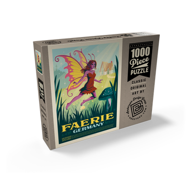 Mythical Creatures: Faerie (Germany), Vintage Poster 1000 Jigsaw Puzzle box view2