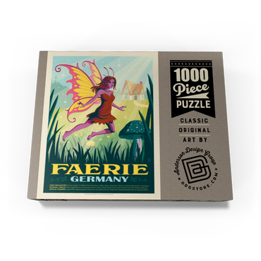 Mythical Creatures: Faerie (Germany), Vintage Poster 1000 Jigsaw Puzzle box view3