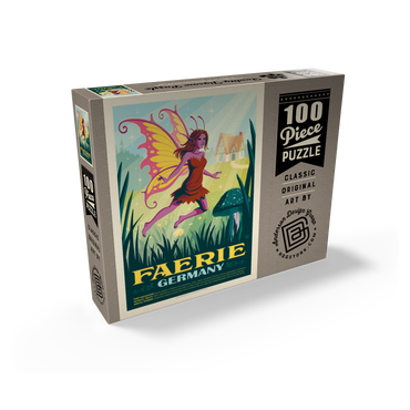 Mythical Creatures: Faerie (Germany), Vintage Poster 100 Jigsaw Puzzle box view2