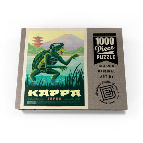 Mythical Creatures: Kappa (Japan), Vintage Poster 1000 Jigsaw Puzzle box view3