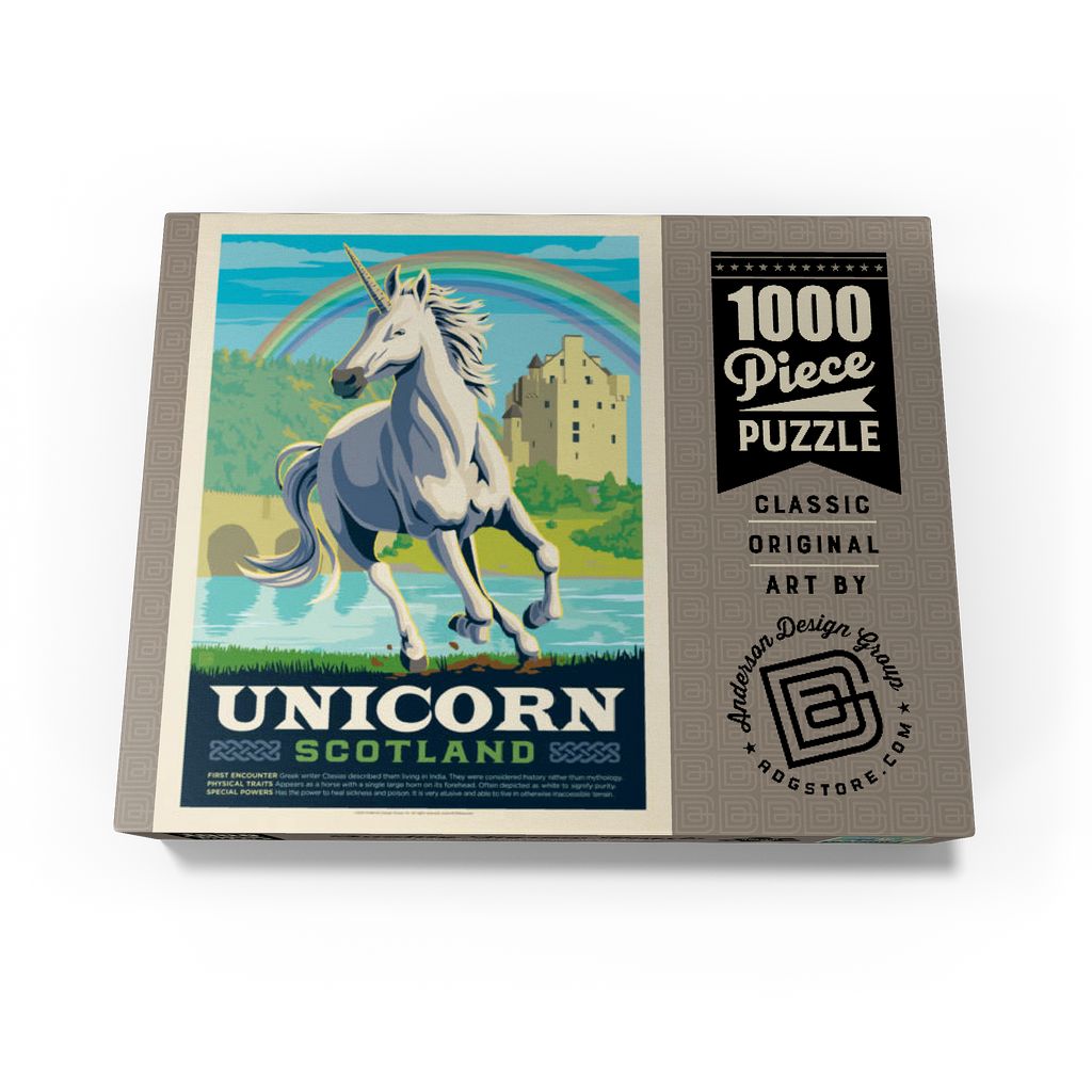 Mythical Creatures: Unicorn (Scotland), Vintage Poster – MyPuzzle