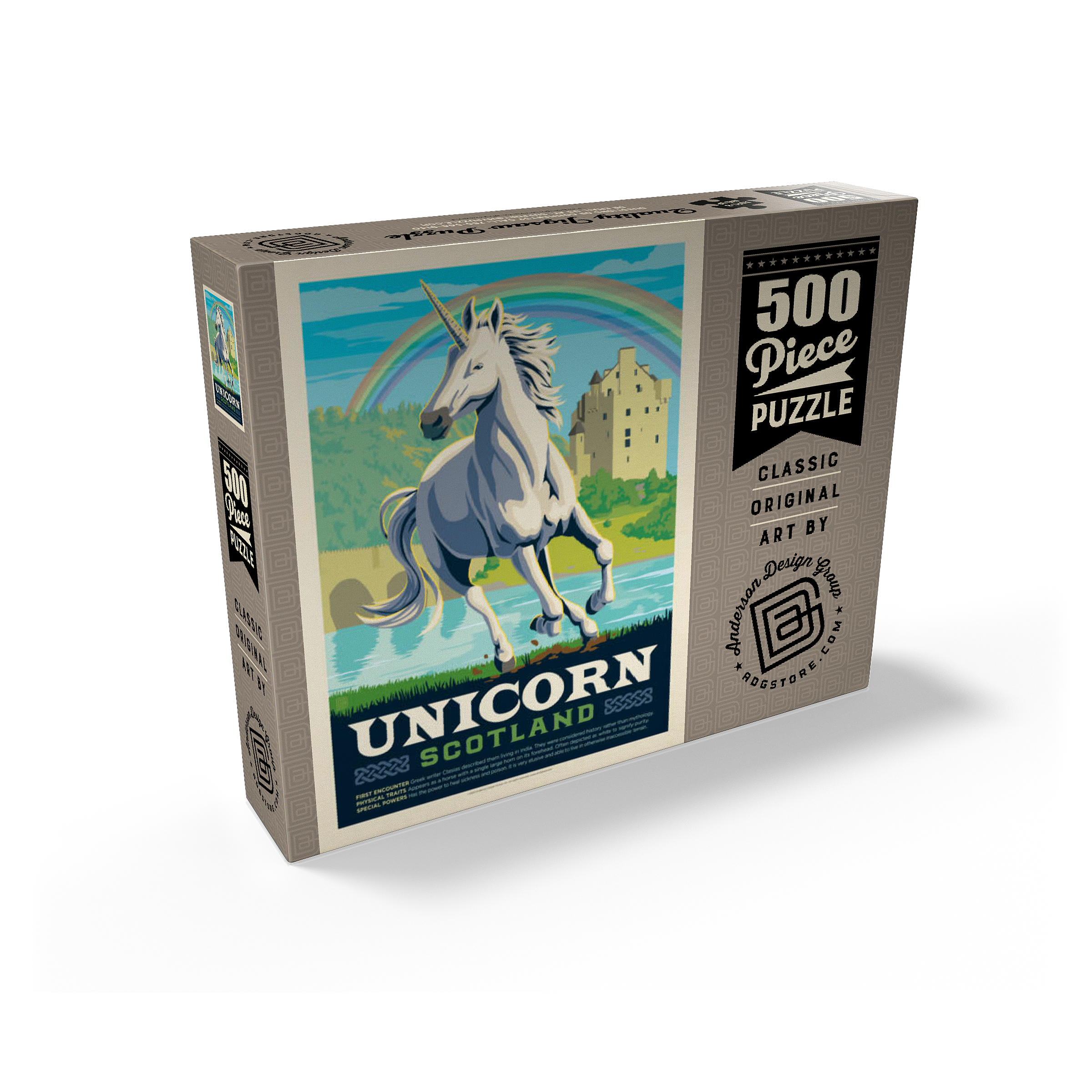 Mythical Creatures: Unicorn (Scotland), Vintage Poster – MyPuzzle