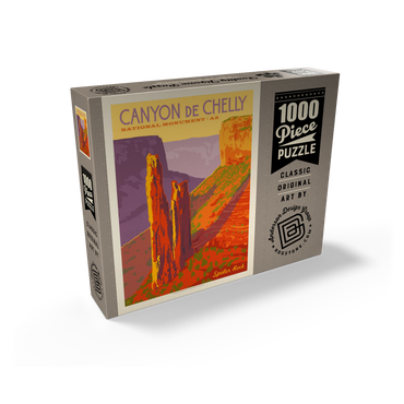 Canyon De Chelly National Monument, Arizona, Vintage Poster 1000 Jigsaw Puzzle box view2