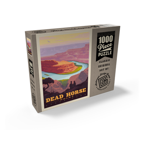 Dead Horse Point State Park, Utah, Vintage Poster 1000 Jigsaw Puzzle box view2