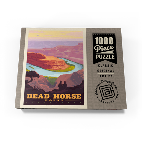 Dead Horse Point State Park, Utah, Vintage Poster 1000 Jigsaw Puzzle box view3