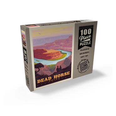 Dead Horse Point State Park, Utah, Vintage Poster 100 Jigsaw Puzzle box view2