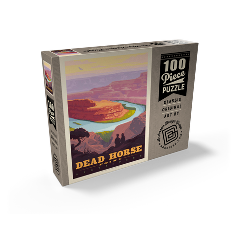 Dead Horse Point State Park, Utah, Vintage Poster 100 Jigsaw Puzzle box view2