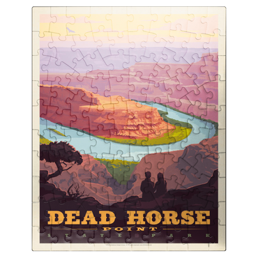 puzzleplate Dead Horse Point State Park, Utah, Vintage Poster 100 Jigsaw Puzzle