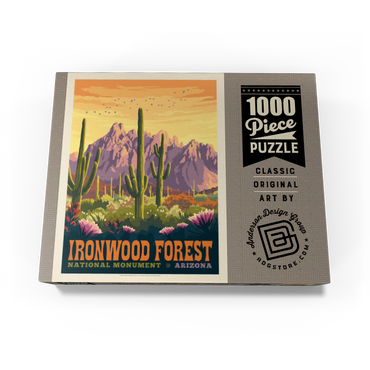 Ironwood Forest National Monument, Arizona, Vintage Poster 1000 Jigsaw Puzzle box view3