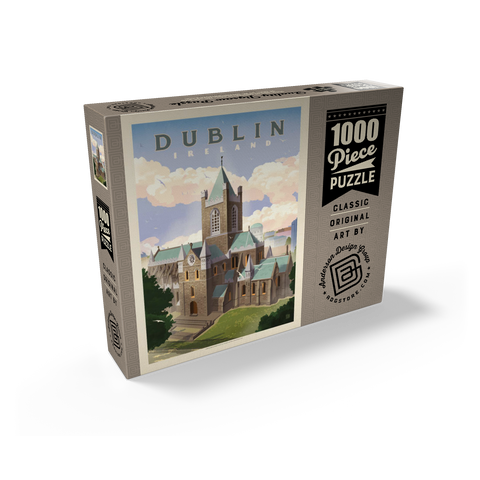Ireland: Dublin, Vintage Poster 1000 Jigsaw Puzzle box view2