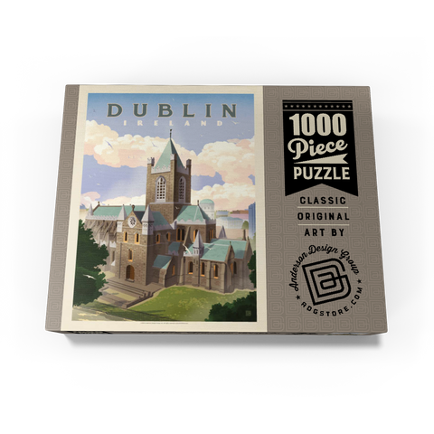 Ireland: Dublin, Vintage Poster 1000 Jigsaw Puzzle box view3