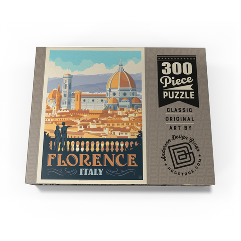 Italy: Florence (Cathedral View), Vintage Poster 300 Jigsaw Puzzle box view3