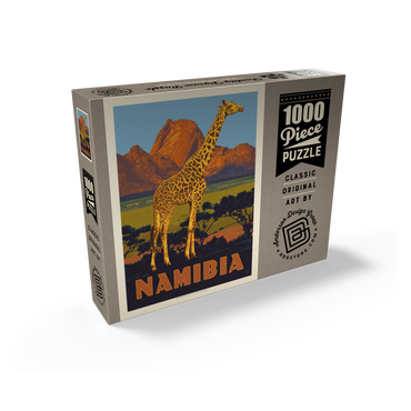 Namibia, Africa, Vintage Poster 1000 Jigsaw Puzzle box view2