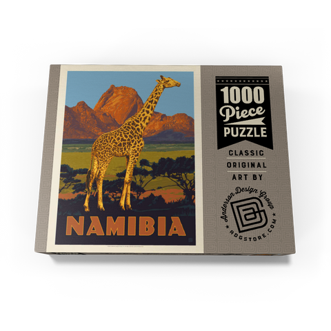 Namibia, Africa, Vintage Poster 1000 Jigsaw Puzzle box view3
