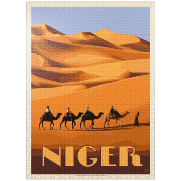 puzzleplate Niger, Africa, Vintage Poster 1000 Jigsaw Puzzle