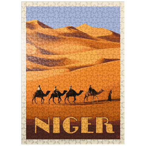 puzzleplate Niger, Africa, Vintage Poster 500 Jigsaw Puzzle