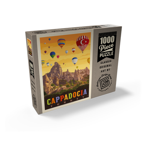 Turkey: Cappadocia, Vintage Poster 1000 Jigsaw Puzzle box view2