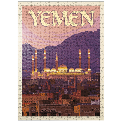 puzzleplate Yemen, Vintage Poster 500 Jigsaw Puzzle