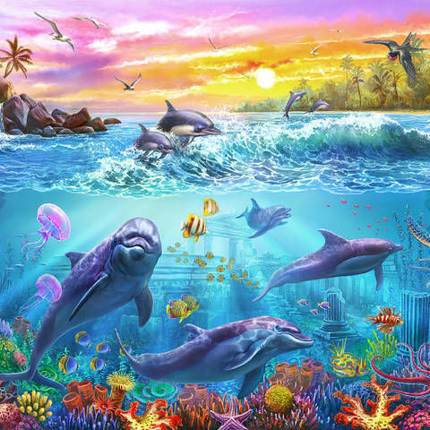 Magnificent Undersea World 1000 Jigsaw Puzzle 3D Modell