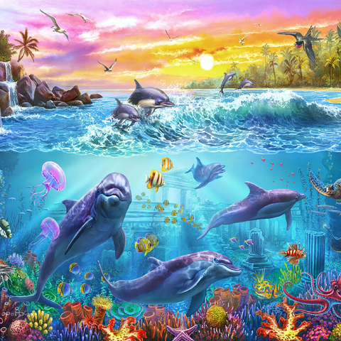 Magnificent Undersea World 100 Jigsaw Puzzle 3D Modell