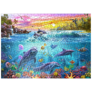 puzzleplate Magnificent Undersea World 500 Jigsaw Puzzle