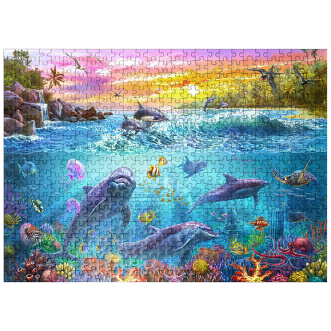 puzzleplate Magnificent Undersea World 500 Jigsaw Puzzle