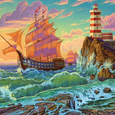 Beautiful Masterpiece 1000 Jigsaw Puzzle 3D Modell