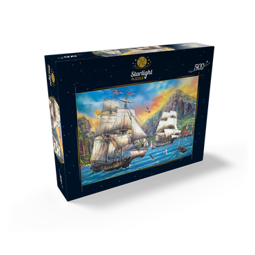 Majestic Sailboats in the Sea 500 Jigsaw Puzzle box view2