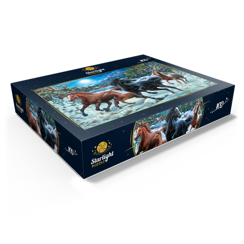 Winter Horses 100 Jigsaw Puzzle box view1