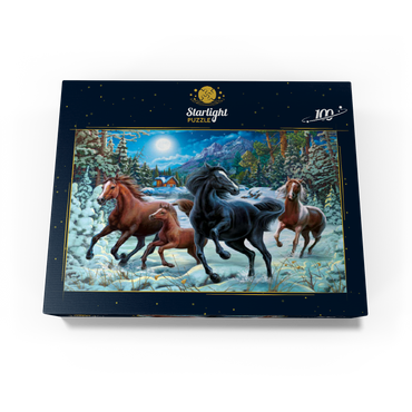 Winter Horses 100 Jigsaw Puzzle box view3