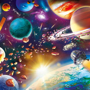 Sunrise in Space 1000 Jigsaw Puzzle 3D Modell