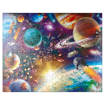 puzzleplate Sunrise in Space 100 Jigsaw Puzzle