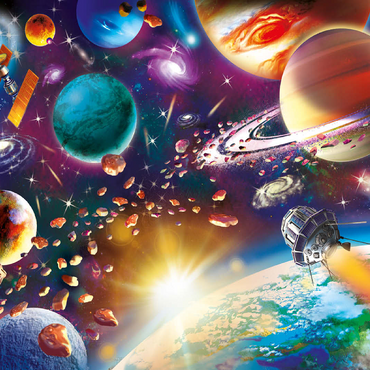 Sunrise in Space 100 Jigsaw Puzzle 3D Modell