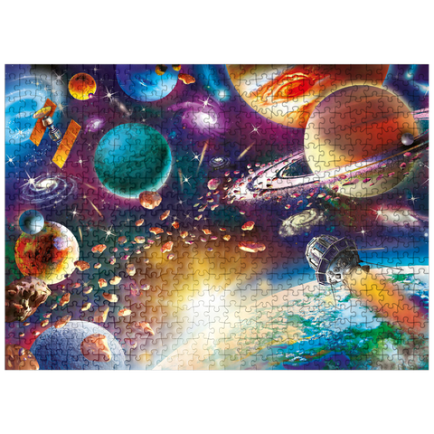 puzzleplate Sunrise in Space 500 Jigsaw Puzzle