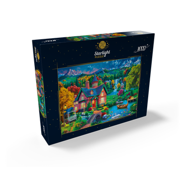 Evening House in the Mountains 1000 Jigsaw Puzzle box view2