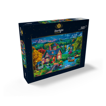 Evening House in the Mountains 500 Jigsaw Puzzle box view2