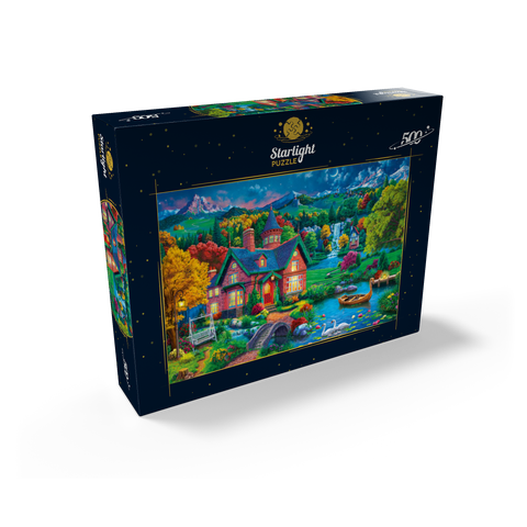 Evening House in the Mountains 500 Jigsaw Puzzle box view2