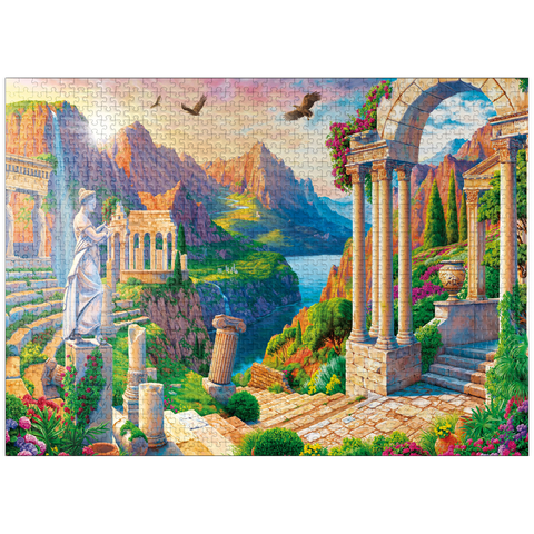 puzzleplate Antique City 1000 Jigsaw Puzzle