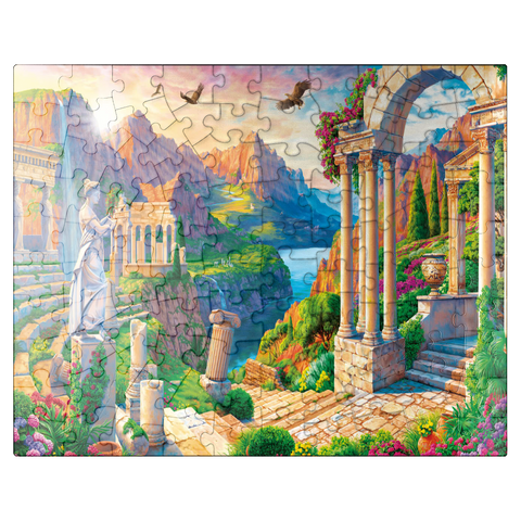 puzzleplate Antique City 100 Jigsaw Puzzle