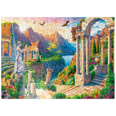 puzzleplate Antique City 500 Jigsaw Puzzle