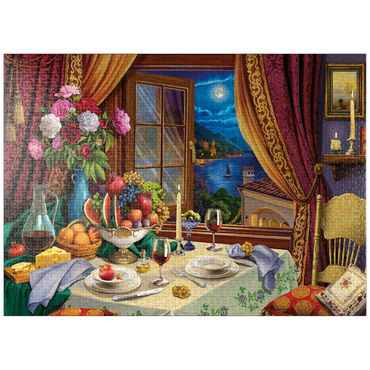 puzzleplate Romantic Dinner 1000 Jigsaw Puzzle