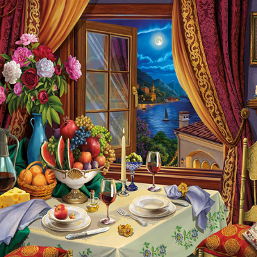 Romantic Dinner 100 Jigsaw Puzzle 3D Modell