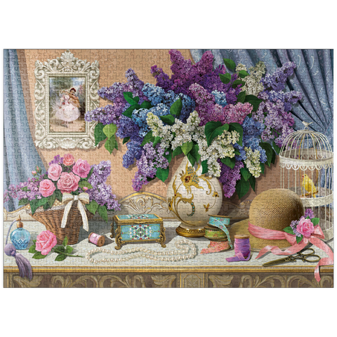 puzzleplate Accessories & Lilac 1000 Jigsaw Puzzle